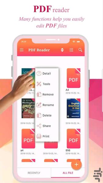 پی دی اف , PDF🔥 - عکس برنامه موبایلی اندروید
