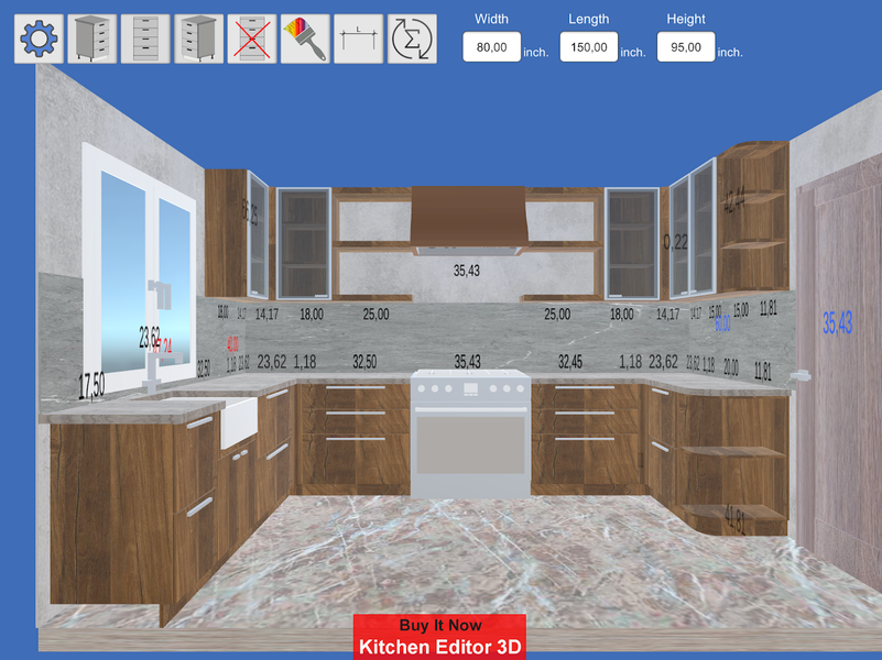 Kitchen Editor Line - عکس برنامه موبایلی اندروید