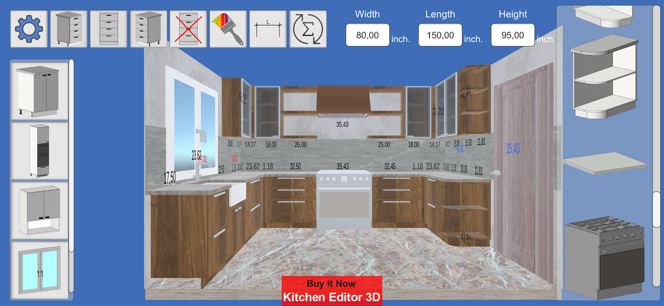 Kitchen Editor Line - عکس برنامه موبایلی اندروید