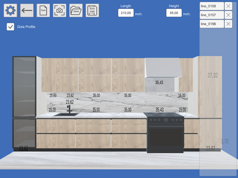 Kitchen Editor Line - عکس برنامه موبایلی اندروید