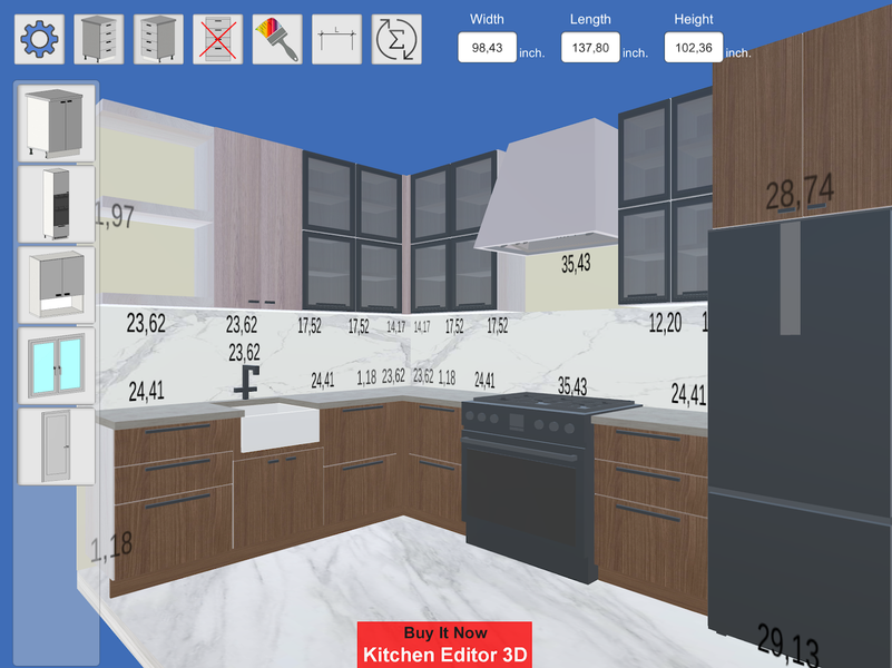 Kitchen Editor Line - عکس برنامه موبایلی اندروید