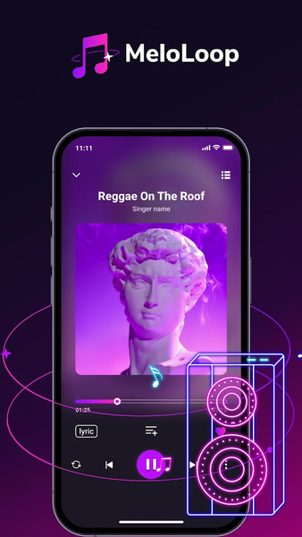 MeloLoop-Music Player&Offline - Image screenshot of android app