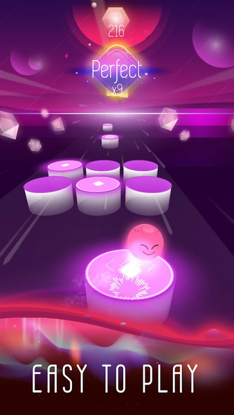 Ball Tiles: Dancing Music Game - Gameplay image of android game