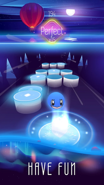 Ball Tiles: Dancing Music Game - Gameplay image of android game