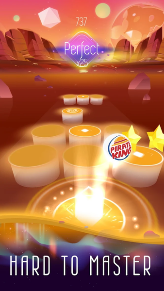 Ball Tiles: Dancing Music Game - Gameplay image of android game