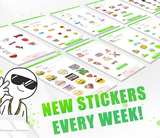 Kiwi Keyboard–Emoji, Original Stickers and Themes - عکس برنامه موبایلی اندروید