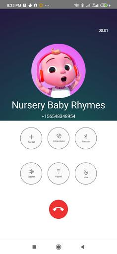 fake video call Nursery Baby Rhymes kid Songs - عکس برنامه موبایلی اندروید