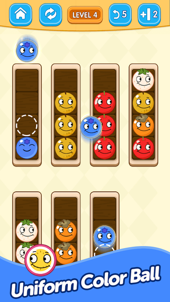 Fruit Puzzle: Color Puz Game - Gameplay image of android game