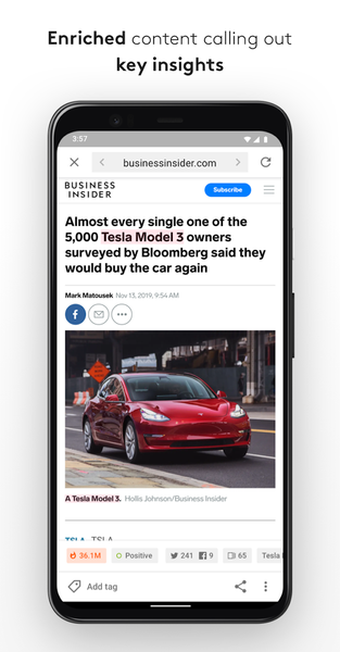 Meltwater Mobile - Image screenshot of android app