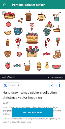 Personal stickers StickerMaker - Image screenshot of android app