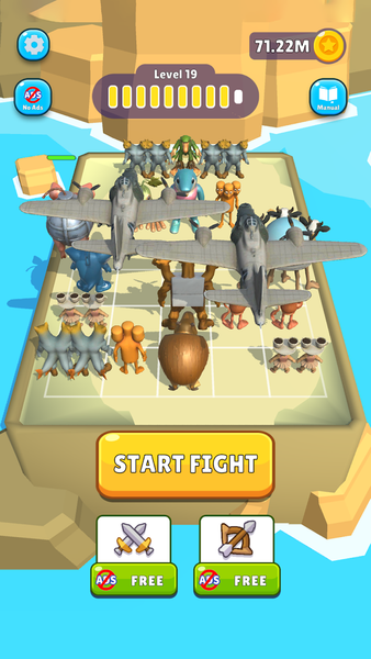 MemeRot Master: Merge Battle - عکس بازی موبایلی اندروید