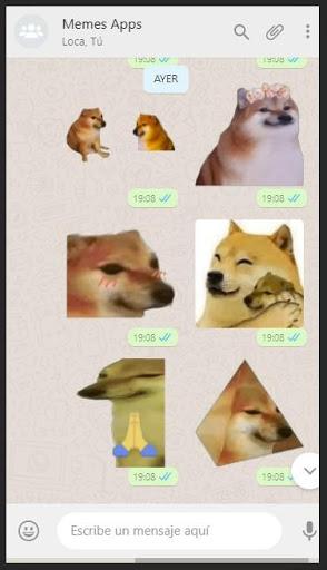 🐶 Cheems Doge Meme Stickers : Dog Wastickerapps - Image screenshot of android app