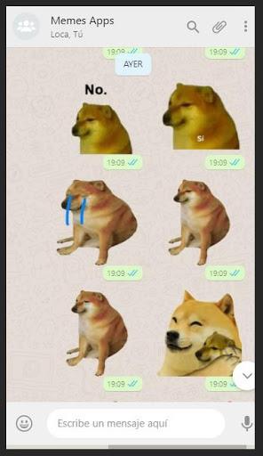 🐶 Cheems Doge Meme Stickers : Dog Wastickerapps - Image screenshot of android app