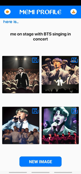 MeMi Profile & AI Image Maker - Image screenshot of android app