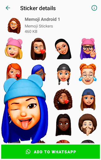 Memoji Stickers for Android WhatsApp WAStickerApps - Image screenshot of android app