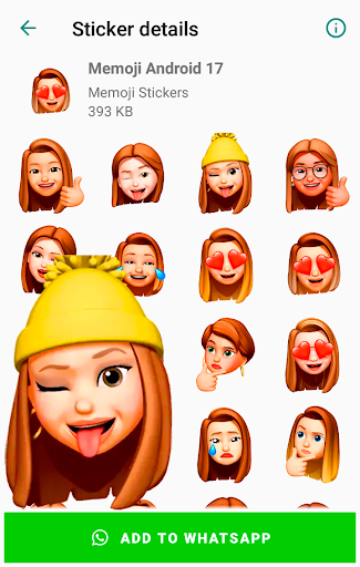 Memoji Stickers for Android WhatsApp WAStickerApps - Image screenshot of android app