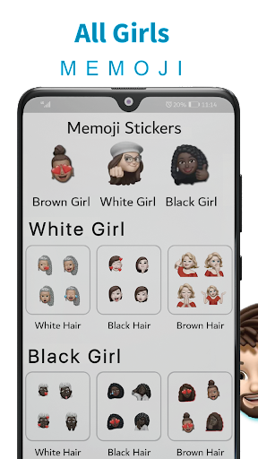 Memoji stickers for WhatsApp - Image screenshot of android app