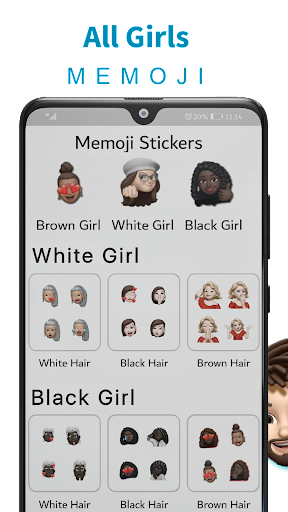 Memoji stickers for WhatsApp - عکس برنامه موبایلی اندروید