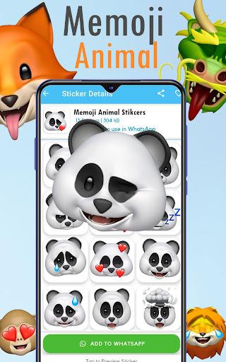 Memoji Stickers For WhatsApp - Image screenshot of android app