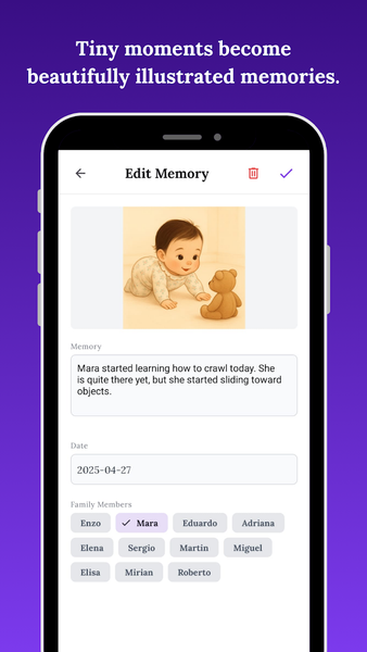 Momora: Illustrated Memories - Image screenshot of android app