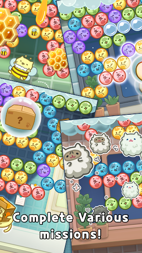 MitchiriNeko Bubble: Shooter - Gameplay image of android game