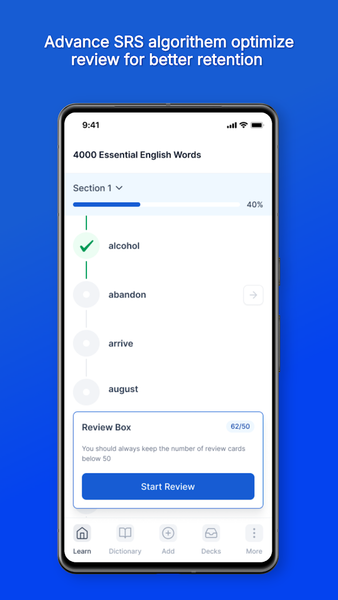 4000 Essential Words Flashcard - Image screenshot of android app