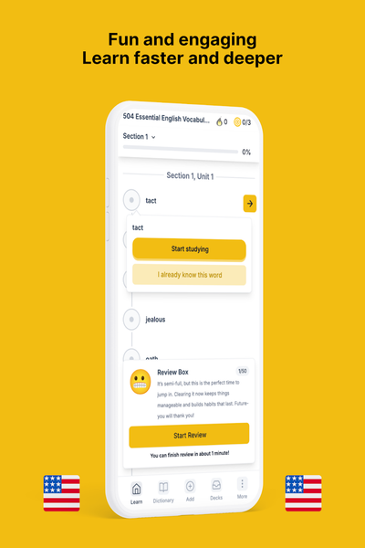 IELTS Vocabulary Flashcards - عکس برنامه موبایلی اندروید