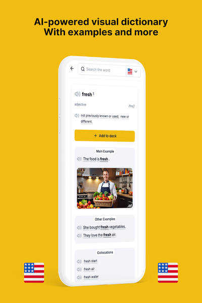 Memoryto: Language Flashcards - عکس برنامه موبایلی اندروید
