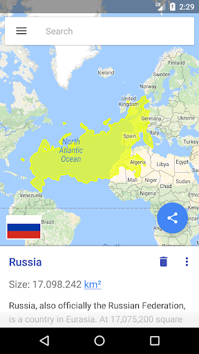 TrueWorld Maps - Image screenshot of android app