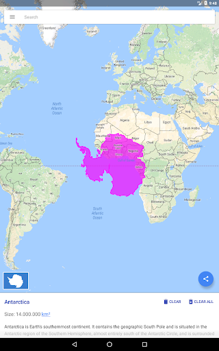 TrueWorld Maps: Country Facts - عکس برنامه موبایلی اندروید