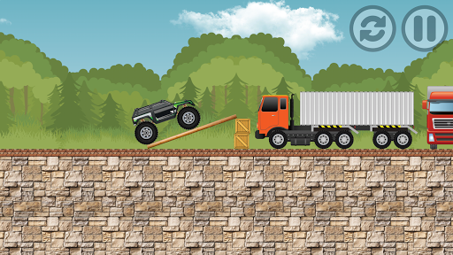Monster Truck Racing Game - Gameplay image of android game