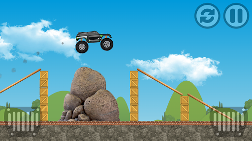 Monster Truck Racing Game - Gameplay image of android game