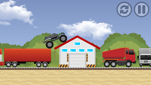 Monster Truck Racing Game - Gameplay image of android game