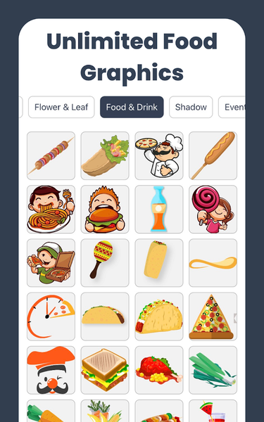 Menu Maker, Menu Templates - عکس برنامه موبایلی اندروید