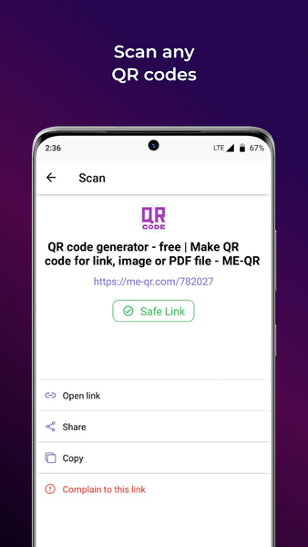 Me QR Scanner - عکس برنامه موبایلی اندروید