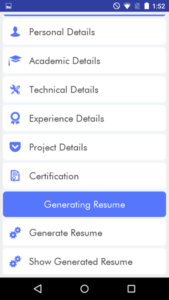 My Resume | CV Builder - عکس برنامه موبایلی اندروید