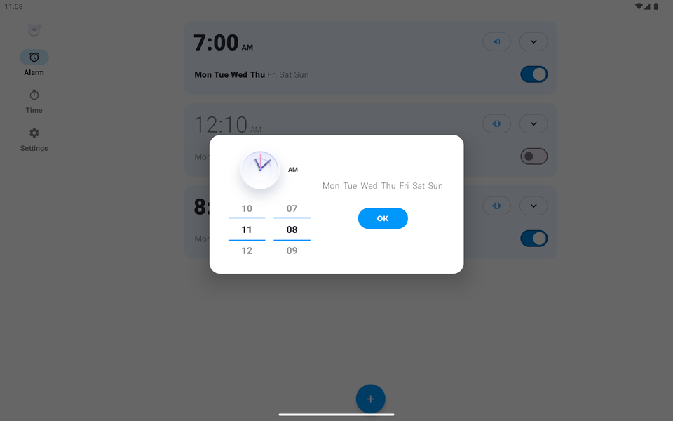 Sleepo: Minimalist alarm clock - Image screenshot of android app