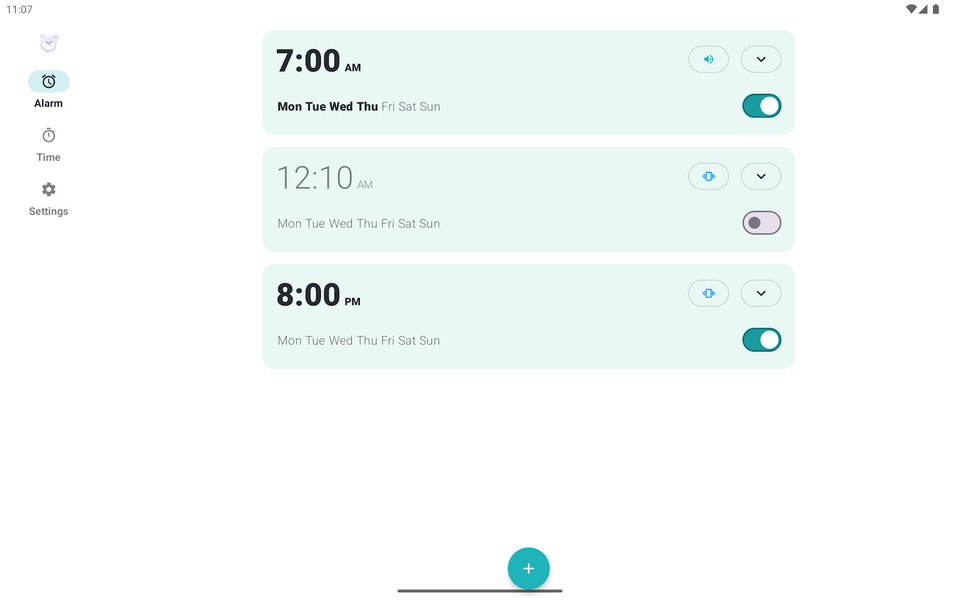 Sleepo: Minimalist alarm clock - Image screenshot of android app
