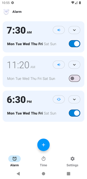 Sleepo: Minimalist alarm clock - عکس برنامه موبایلی اندروید