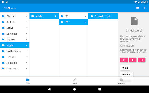 File Manager FS 📂 FileSpace storage No ad tracker - عکس برنامه موبایلی اندروید