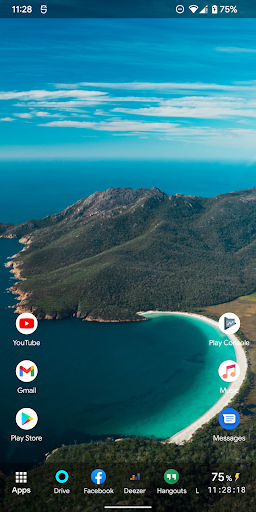 Launcher panda: Dark mode app - Image screenshot of android app