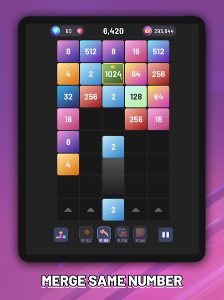 ۴۰۹۶ Block X۲ Blocks ۲۰۴۸ Game - عکس بازی موبایلی اندروید