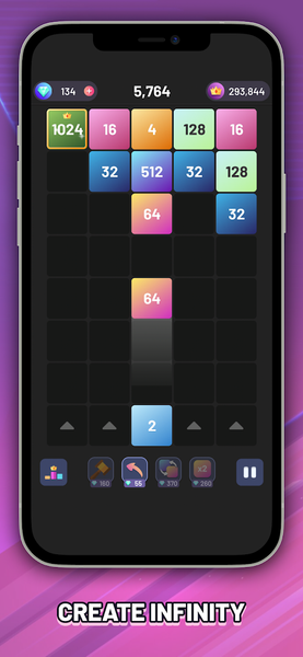 ۴۰۹۶ Block X۲ Blocks ۲۰۴۸ Game - عکس بازی موبایلی اندروید