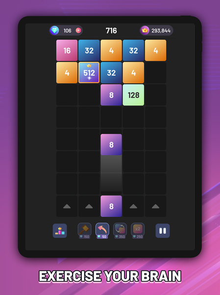 ۴۰۹۶ Block X۲ Blocks ۲۰۴۸ Game - عکس بازی موبایلی اندروید