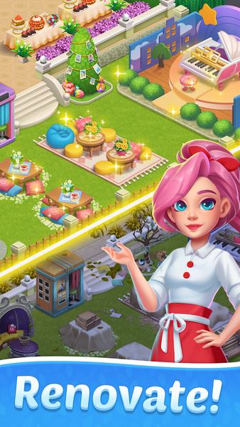 Diner Story: Merge Cook Decor - عکس بازی موبایلی اندروید