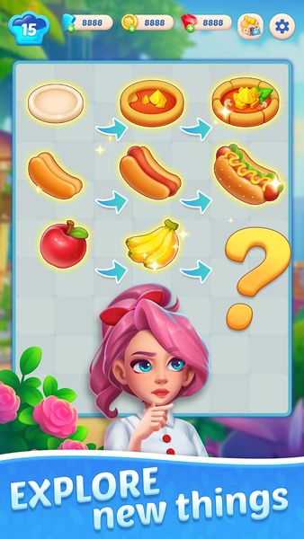 Diner Story: Merge Cook Decor - عکس بازی موبایلی اندروید