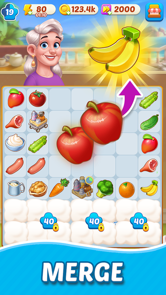 Merge Cooking® - Gameplay image of android game