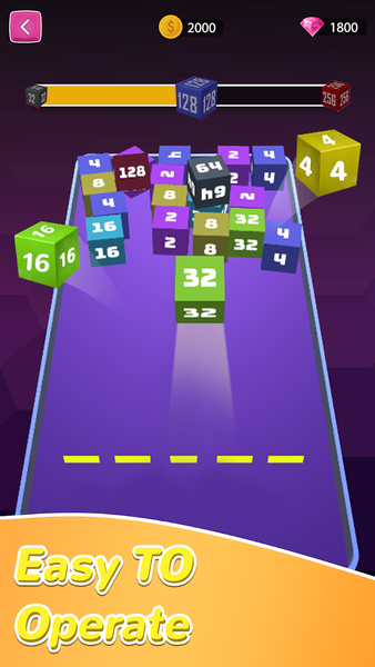 ۲۰۴۸ - ۲۲۴۸ Cube Winner Puzzle - عکس بازی موبایلی اندروید