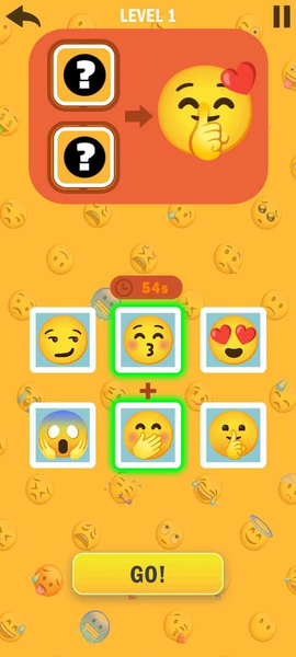 Emoji kitchen: Merge Puzzle - Gameplay image of android game