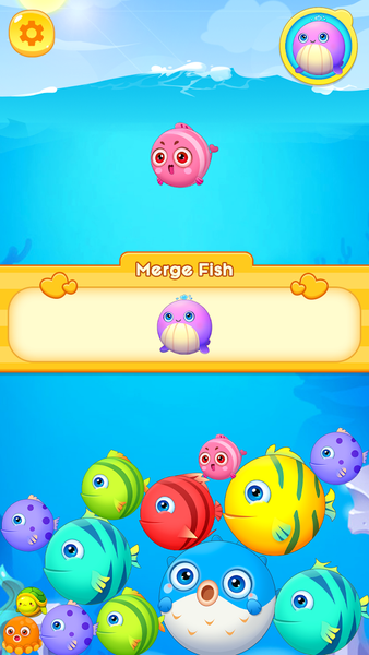 Marine Fish Merge - عکس بازی موبایلی اندروید